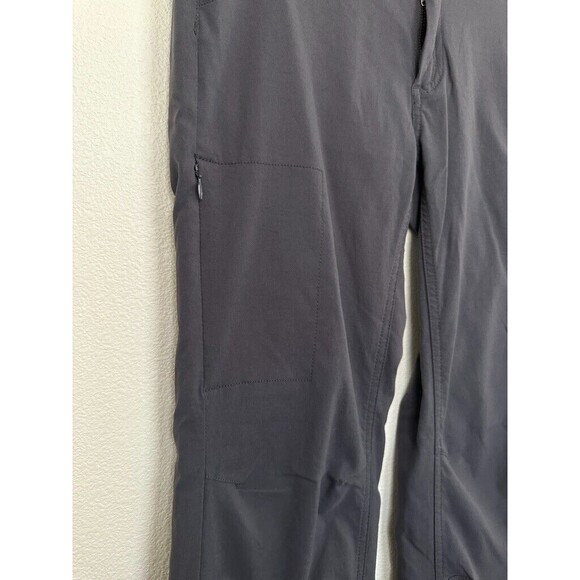 Prana Halle Pant Straight Leg Cargo Convertible Capri Gray Hiking Women's 14 - Picture 3 of 10